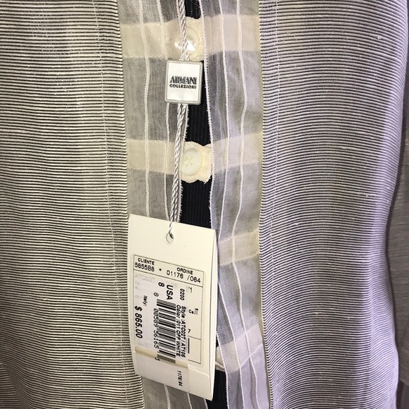 NWT Armani Collezioni Transparent Jacket - Picture 5 of 11